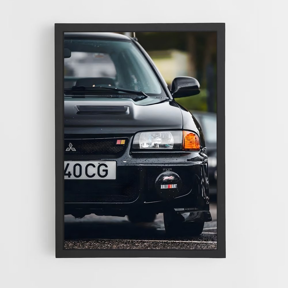 Poster magnifique Lancer evolution iii – affiche Mitsubishi (vue 2)